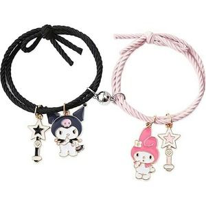 My Melody Kuromi Friendship Bracelets 2pc